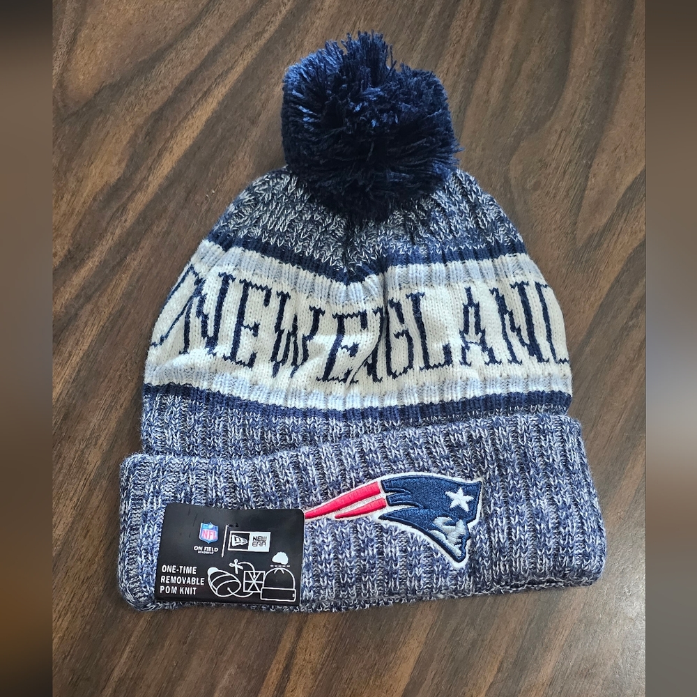 New England Patriots Knit Beanie Hat